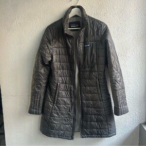 Patagonia Women's Charcoal Puffer Coat